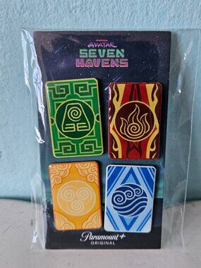 Avatar Seven Havens NYCC 2026 4 pin set Paramount promo exclusive